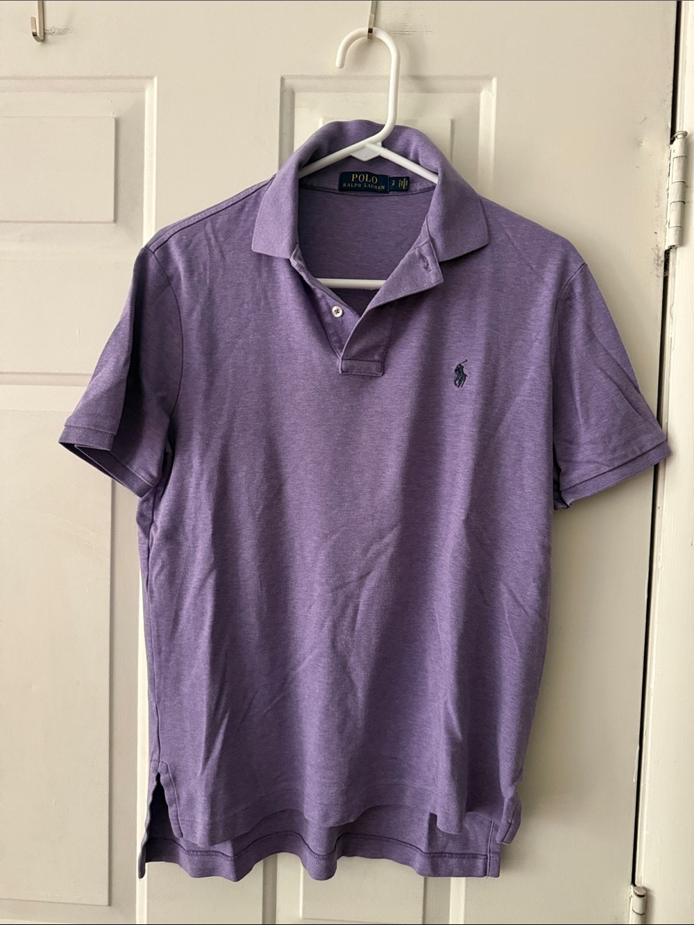 Polo by Ralph Lauren Lavender Short-Sleeve Polo Shirt Size Small